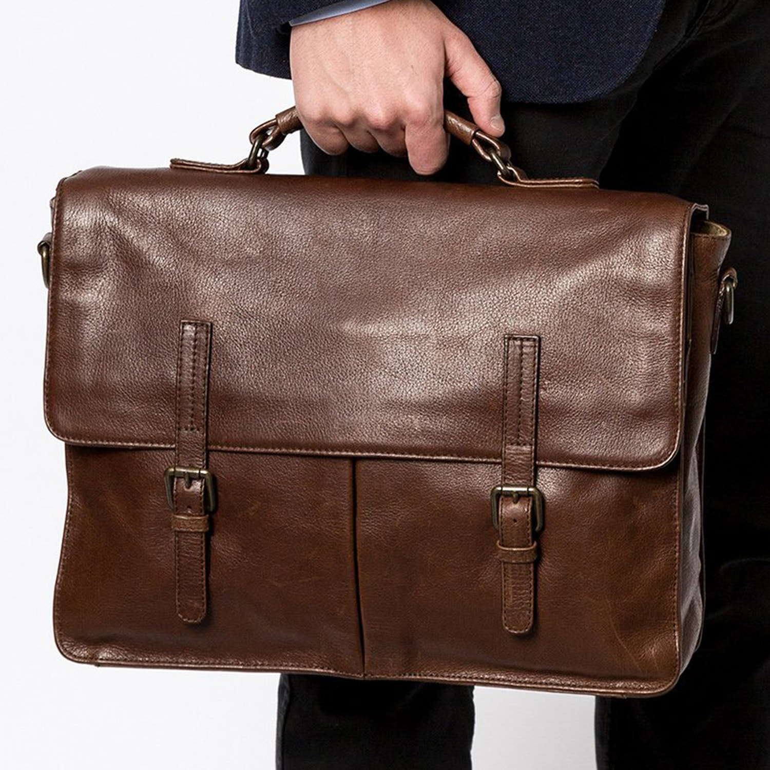 The Handbag Company have a variety of men's leather bags including ...