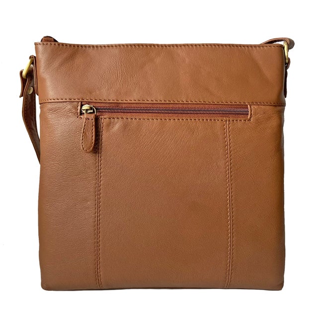 Rowallan Brown Leather Handbag, Shoulder Bag, Cross Body Bag