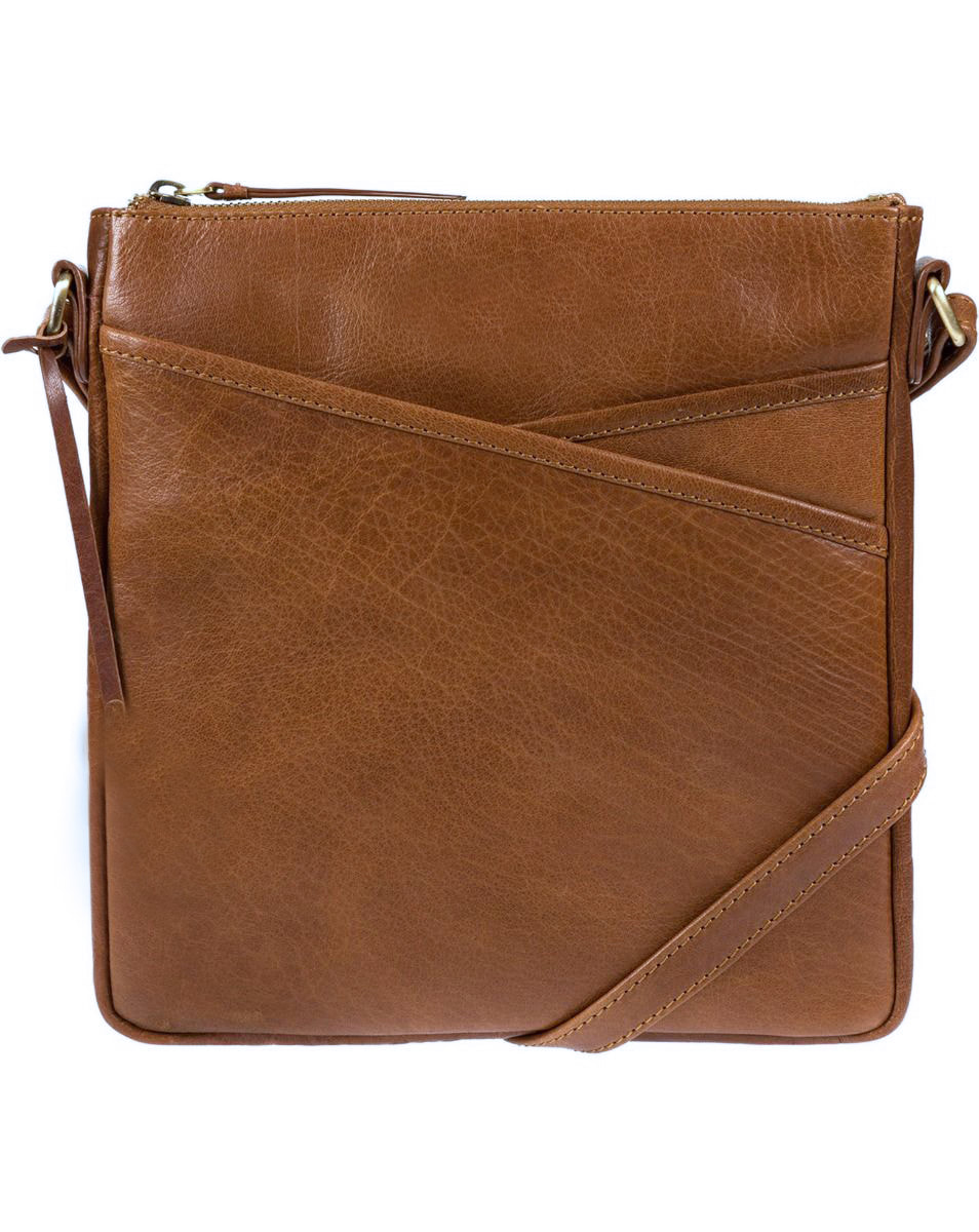 Tan Leather Cross Body Bag, Shoulder Bag