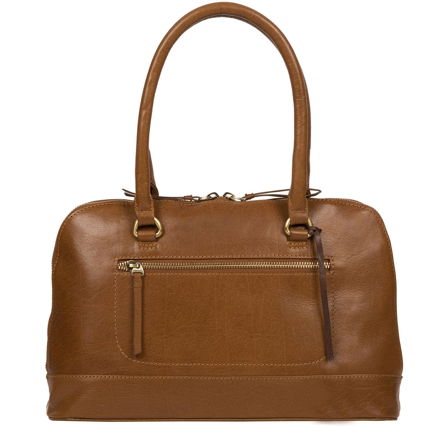 Tan Leather Handbag, Tote Bag