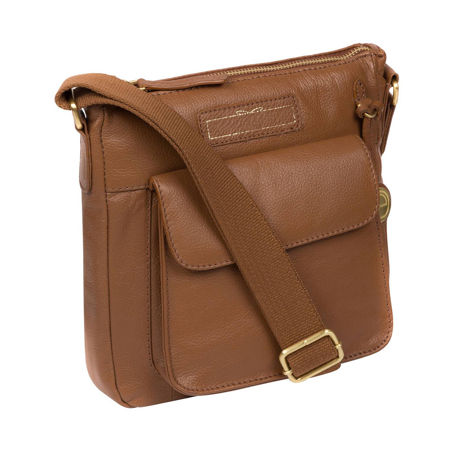Tan Leather Shoulder Bag, Cross Body Bag